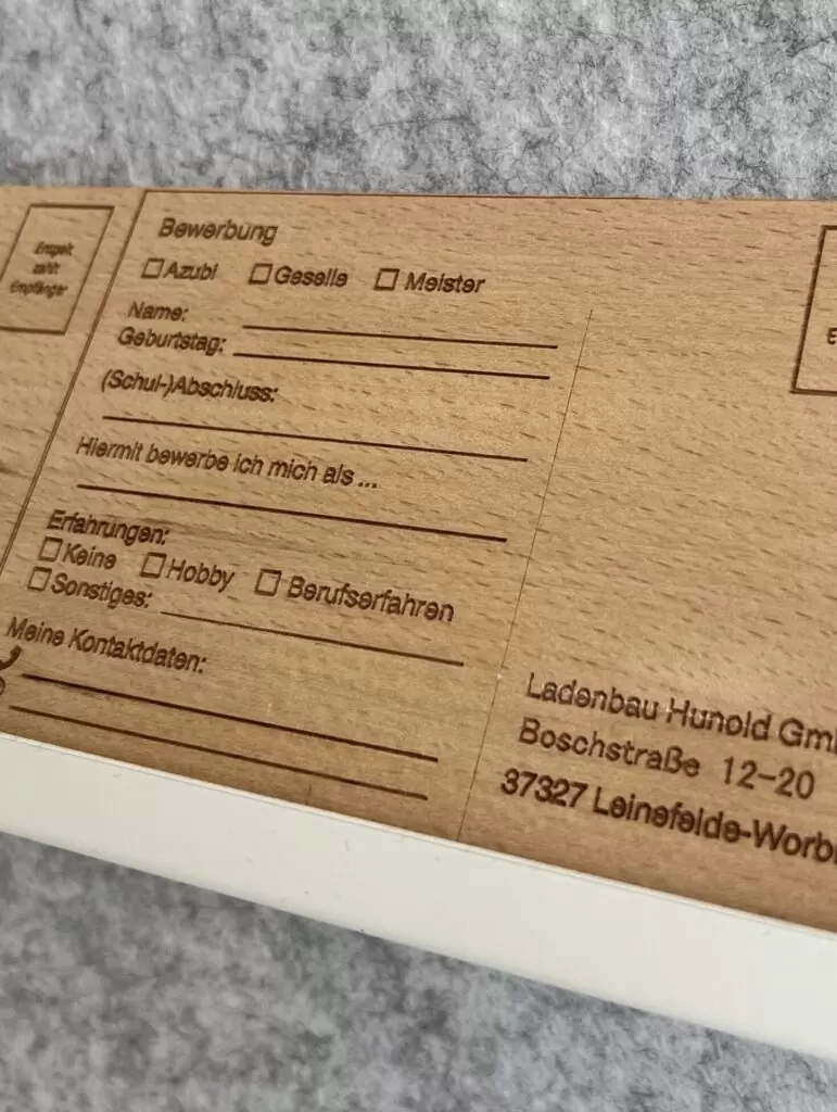 BOT Berufsorientierung Leinefelde Bewerbungsschreiben