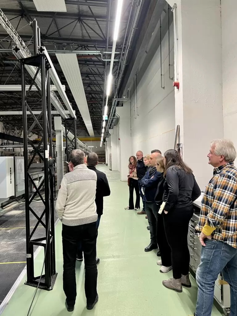 AOK und kplus Besuch - Produktionsrundgang