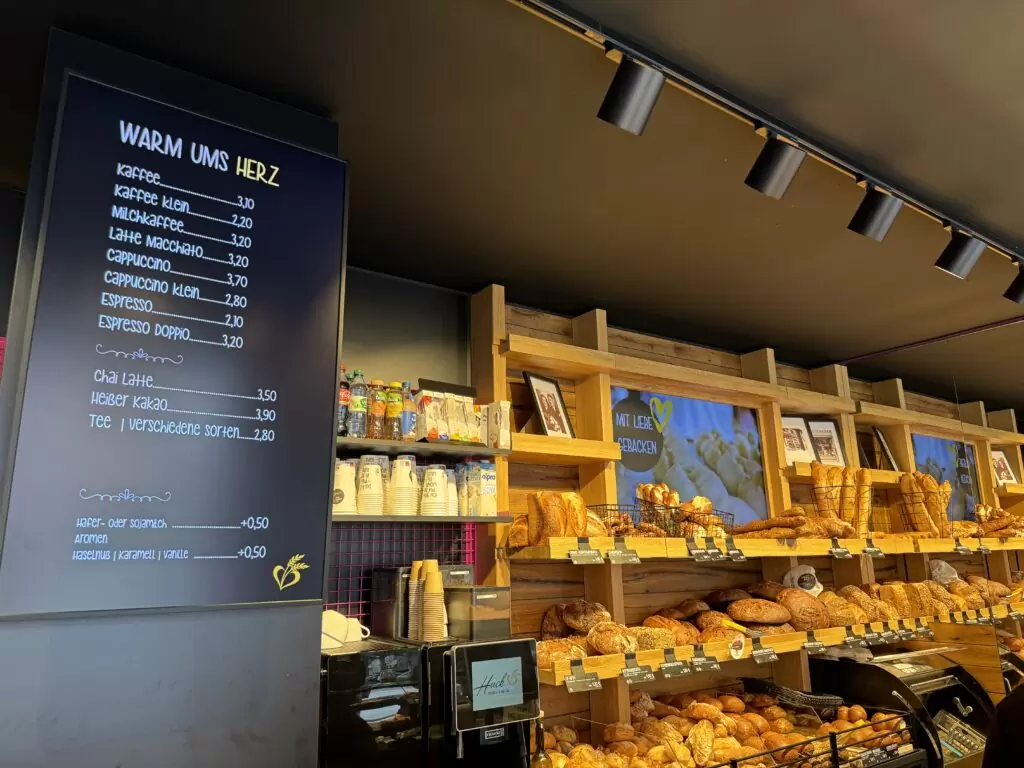 Bäckereieinrichtung Displaylösung