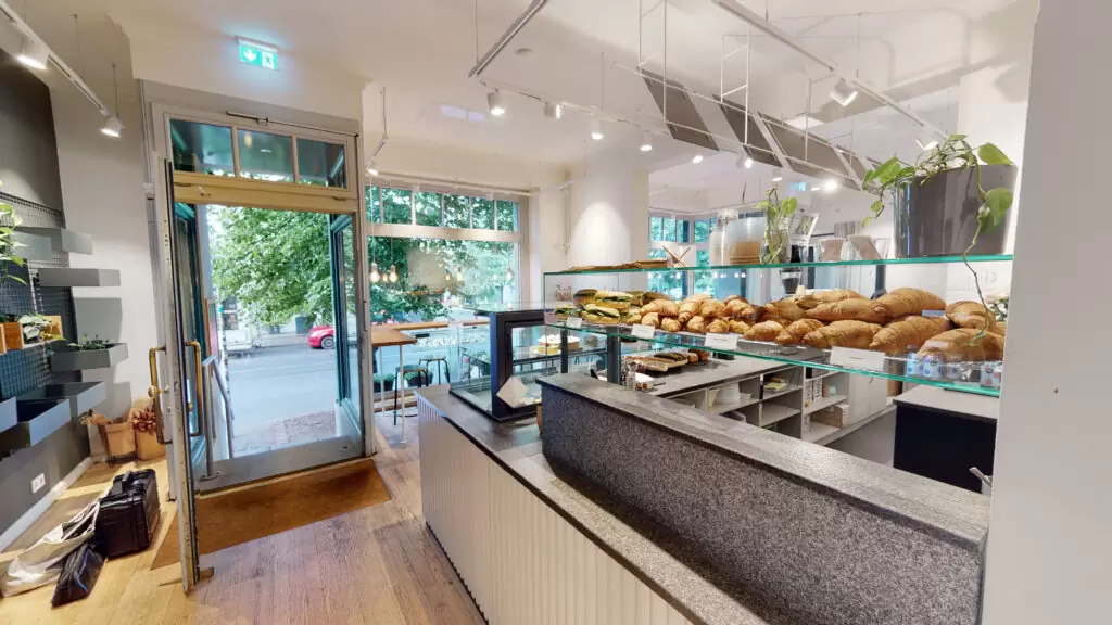 Cafe 93 Berlin - Blick nach außen