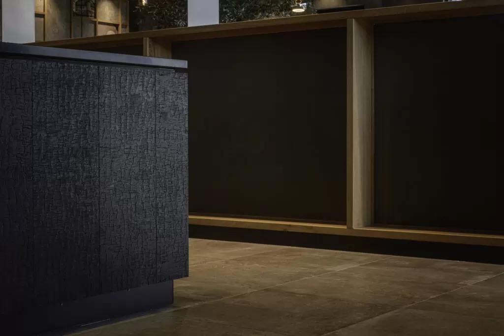 Thekenfront Bäckereieinrichtung Detail